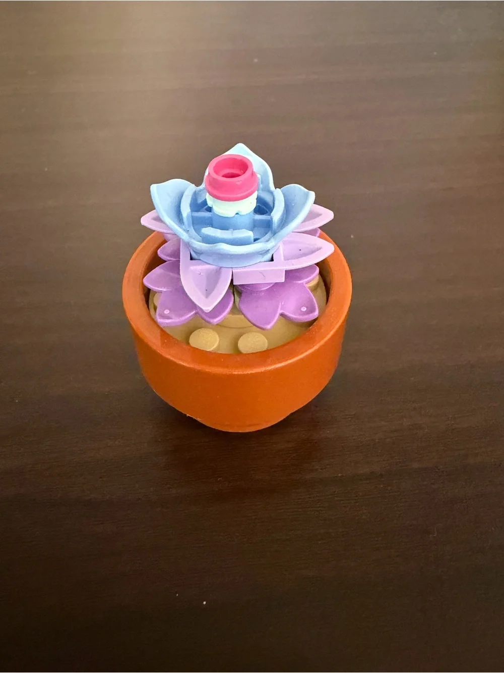 LEGO Floral Stacking Toy - Pink, Purple & Blue Pot Playset